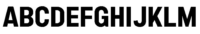 Marsden Condensed Bold Font UPPERCASE