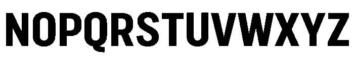 Marsden Condensed Bold Font UPPERCASE