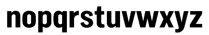 Marsden Condensed Bold Font LOWERCASE