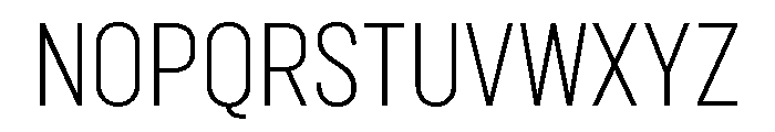Marsden Condensed Extra Light Font UPPERCASE