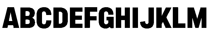 Marsden Condensed Heavy Font UPPERCASE