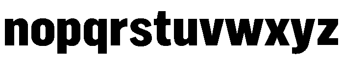 Marsden Condensed Heavy Font LOWERCASE