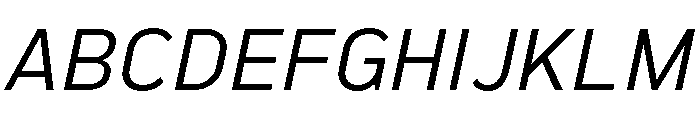 Marsden Condensed Italic Font UPPERCASE