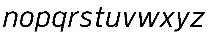 Marsden Condensed Italic Font LOWERCASE