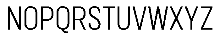 Marsden Condensed Light Font UPPERCASE