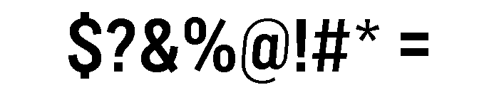 Marsden Condensed Semi Bold Font OTHER CHARS