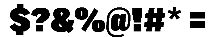 Marsden Condensed Super Black Font OTHER CHARS
