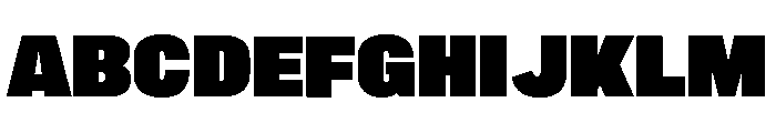 Marsden Condensed Super Black Font UPPERCASE