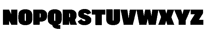 Marsden Condensed Super Black Font UPPERCASE