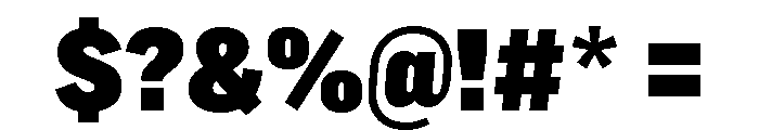 Marsden Condensed Ultra Black Font OTHER CHARS
