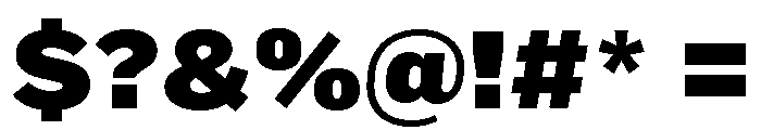 Marsden Extended Black Font OTHER CHARS