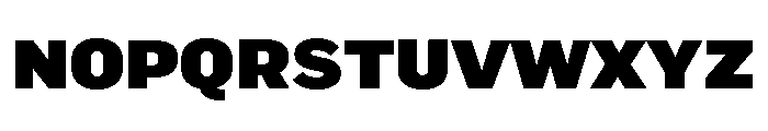 Marsden Extended Black Font UPPERCASE