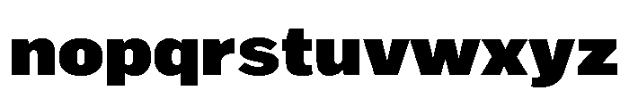 Marsden Extended Black Font LOWERCASE