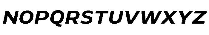 Marsden Extended Bold Italic Font UPPERCASE