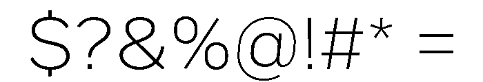 Marsden Extended Extra Light Font OTHER CHARS