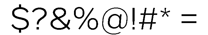 Marsden Extended Light Font OTHER CHARS