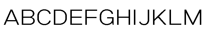 Marsden Extended Light Font UPPERCASE