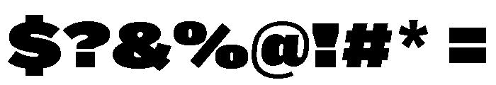Marsden Extended Super Black Font OTHER CHARS