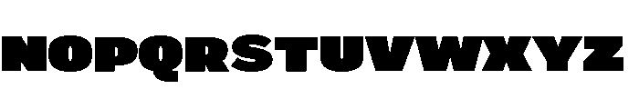 Marsden Extended Super Black Font UPPERCASE
