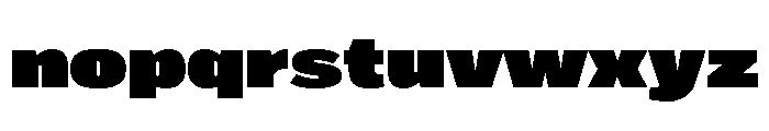 Marsden Extended Super Black Font LOWERCASE