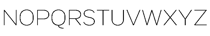 Marsden Extended Thin Font UPPERCASE
