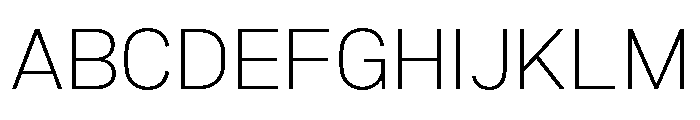 Marsden Extra Light Font UPPERCASE