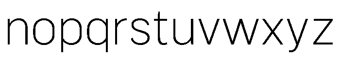 Marsden Extra Light Font LOWERCASE