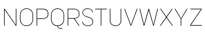 Marsden Hairline Font UPPERCASE