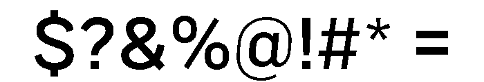 Marsden Medium Font OTHER CHARS