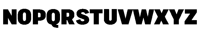 Marsden Narrow Black Font UPPERCASE