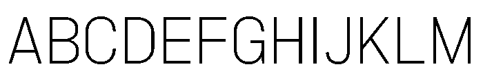 Marsden Narrow Extra Light Font UPPERCASE
