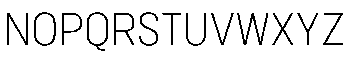 Marsden Narrow Extra Light Font UPPERCASE