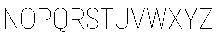 Marsden Narrow Hairline Font UPPERCASE