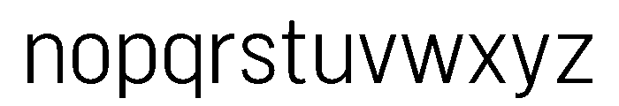 Marsden Narrow Light Font LOWERCASE