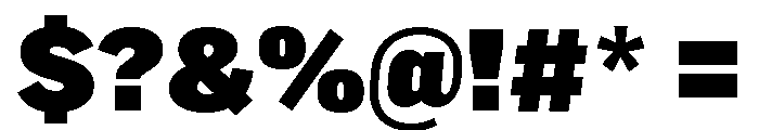 Marsden Narrow Ultra Black Font OTHER CHARS