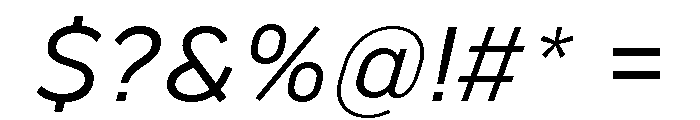 Marsden Regular Italic Font OTHER CHARS