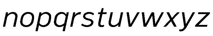 Marsden Regular Italic Font LOWERCASE