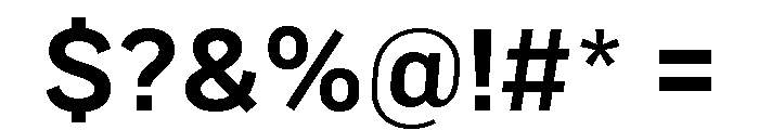 Marsden Semi Bold Font OTHER CHARS