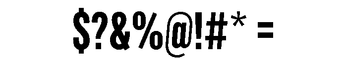 Marsden Slim Bold Font OTHER CHARS