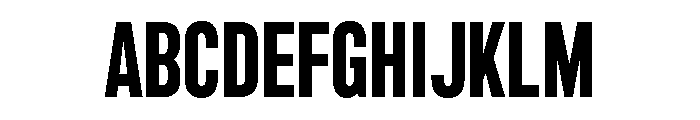 Marsden Slim Bold Font UPPERCASE