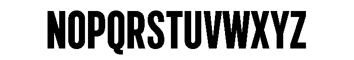 Marsden Slim Bold Font UPPERCASE