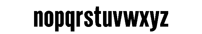 Marsden Slim Bold Font LOWERCASE