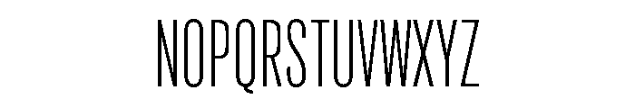 Marsden Slim Extra Light Font UPPERCASE