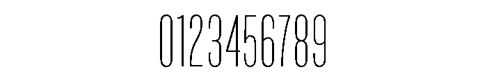 Marsden Slim Hairline Font OTHER CHARS