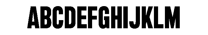 Marsden Slim Heavy Font UPPERCASE