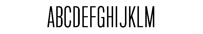 Marsden Slim Light Font UPPERCASE
