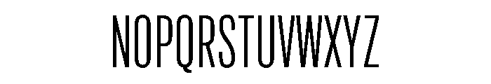 Marsden Slim Light Font UPPERCASE