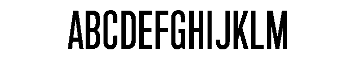 Marsden Slim Medium Font UPPERCASE