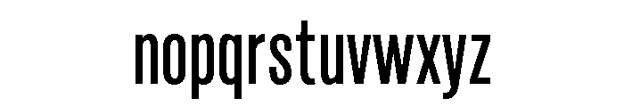 Marsden Slim Medium Font LOWERCASE