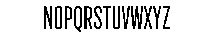 Marsden Slim Regular Font UPPERCASE